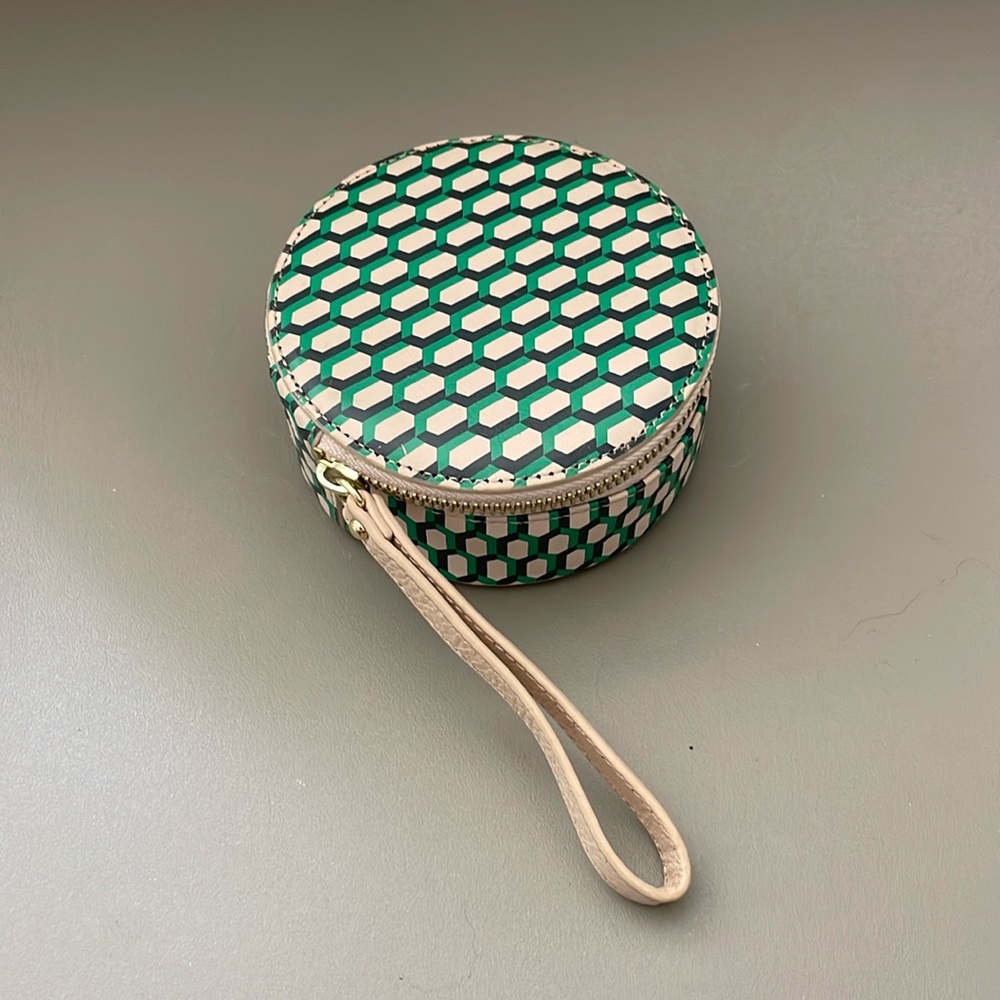 Mark & Graham Small Zipper Jewelry Travel Case Wristlet
